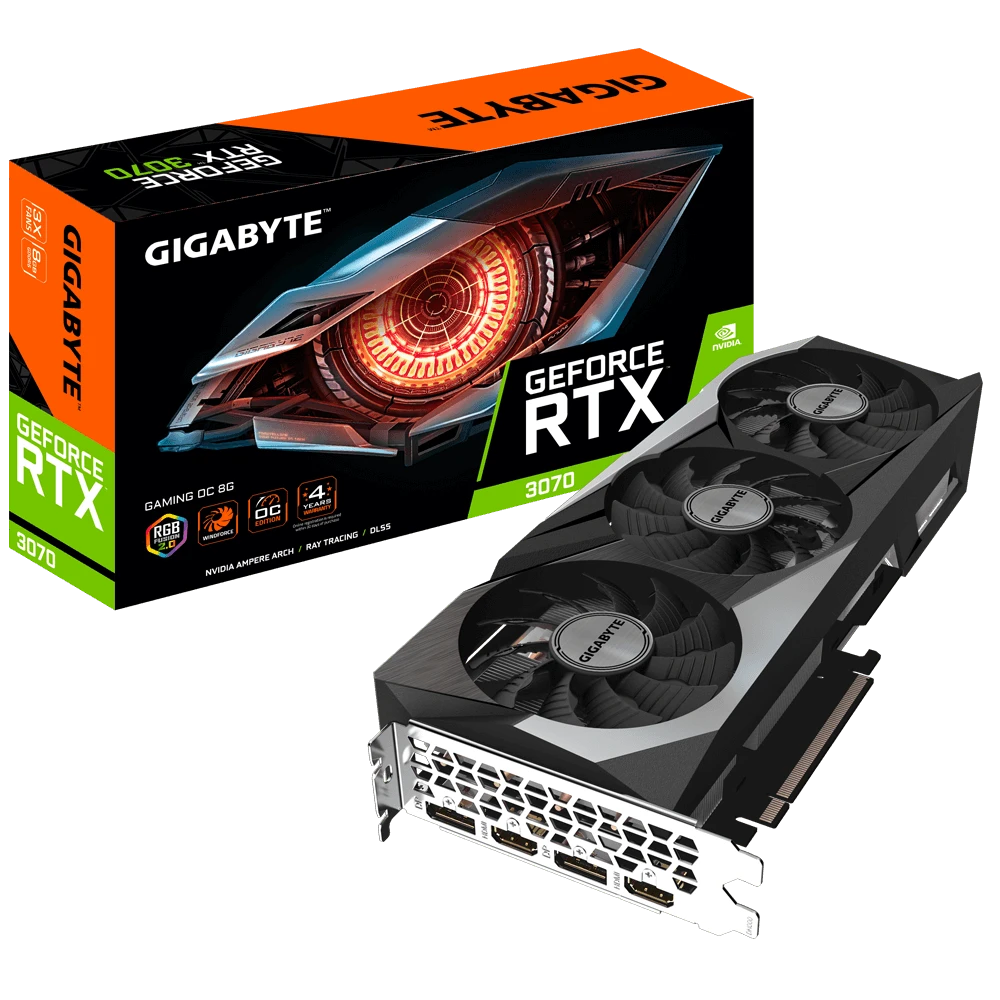 Gigabyte GeForce RTX 3070 GAMING OC 8G  (Rev. 2.0)